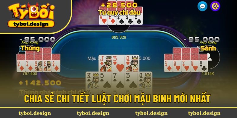 Cập nhật luật chơi Mậu Binh phiên bản mới