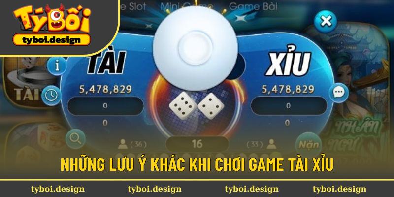 Vài chú ý khi áp dụng chiến thuật chơi Tài Xỉu